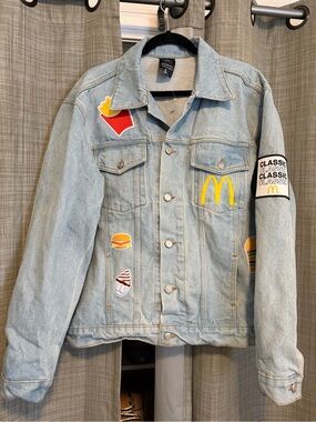 limited-edition McDonald’s x Uber Eats/McDelivery denim jacket